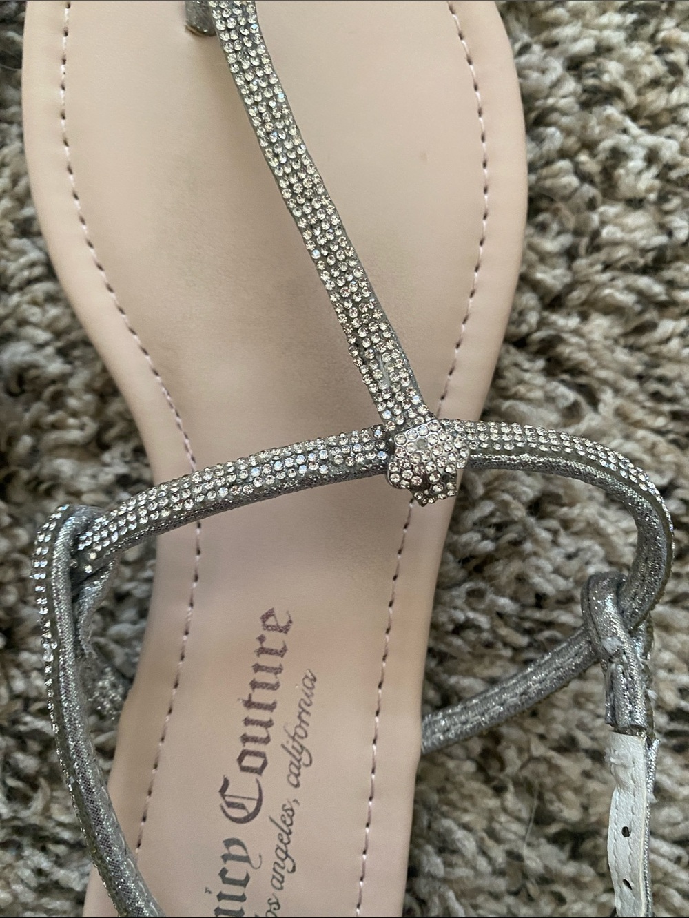 Juicy Couture Rhinestone Sandals - Picture 4 of 5